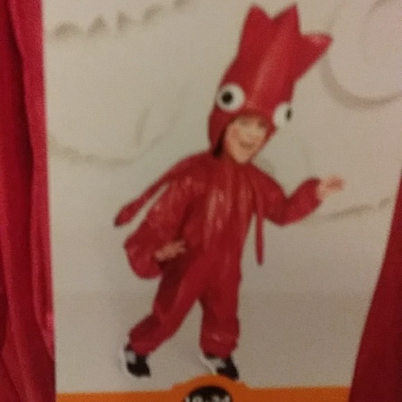 Red Squid 18 to 24mont Toddler Halloween Costume - Picture 1 of 12